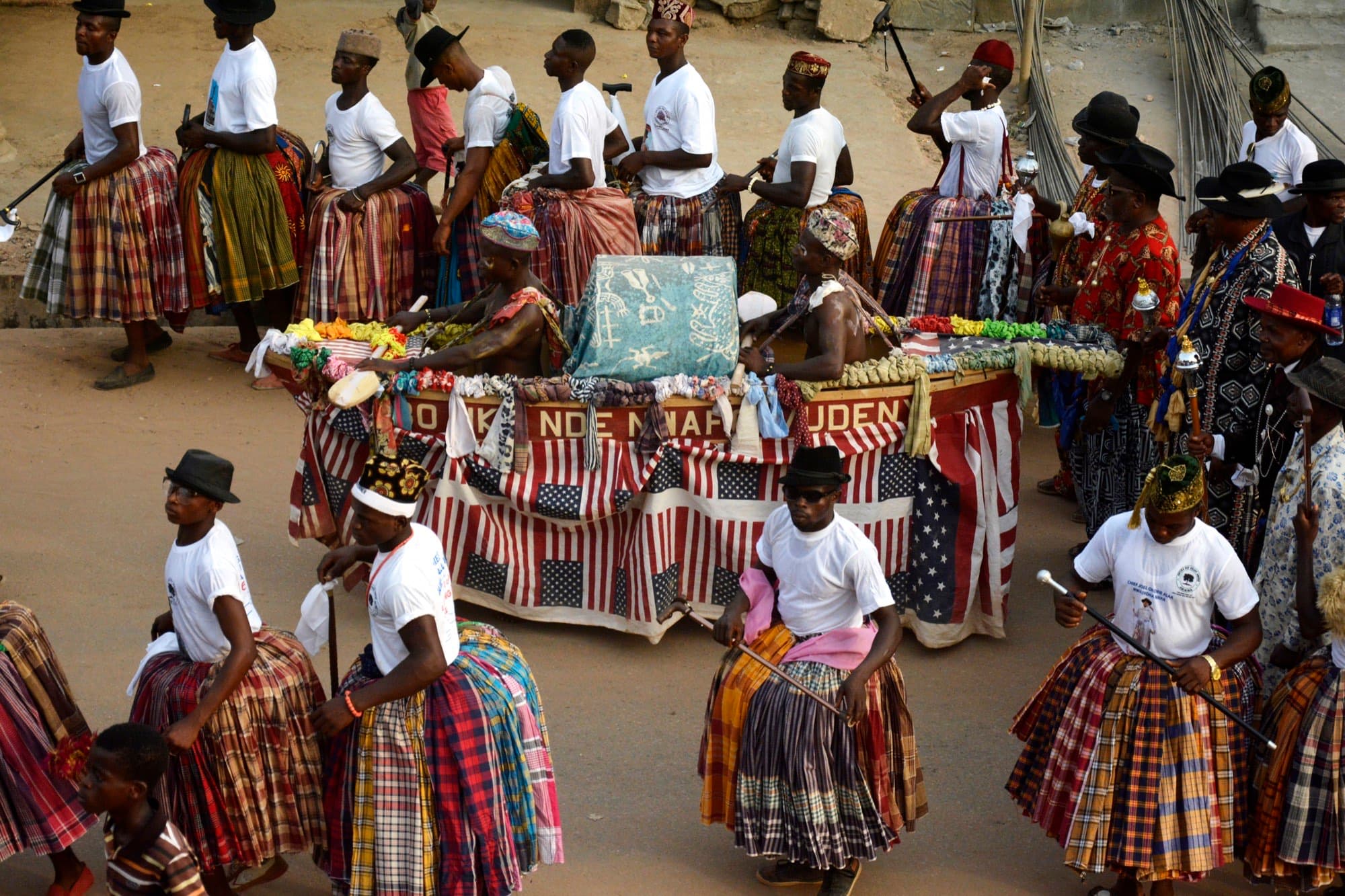 Igwa Mang ceremony procession in Abiriba